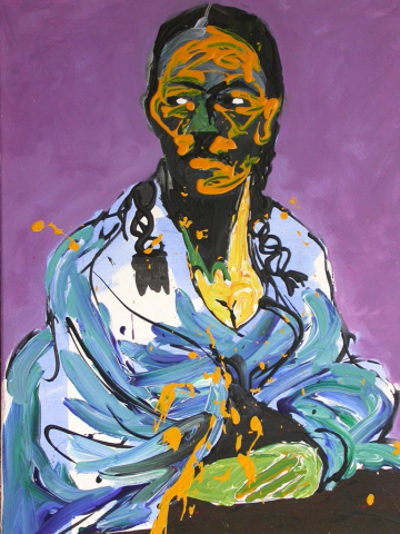 Frida2 -70x100cm - Acrílico Lienzo - 2008