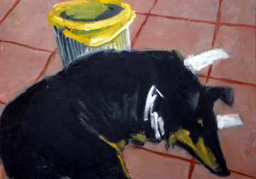 Lucas - 65x50cm -Óleo Tabla - 1999