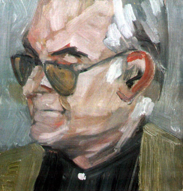 Luis Gordillo -27x25cm -Óleo Tabla -1999