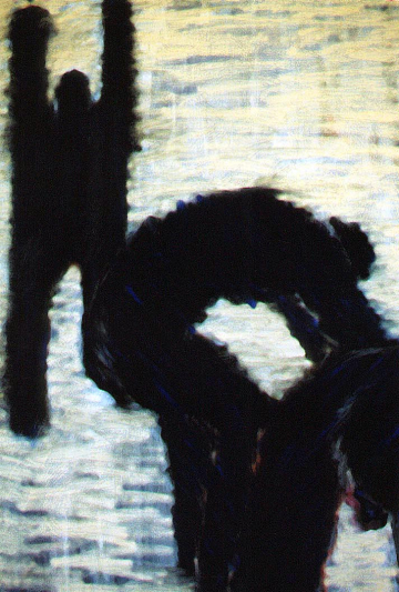 Lázaro en movimiento -100x81cm - Óleo Lienzo - 2000 - VENDIDO