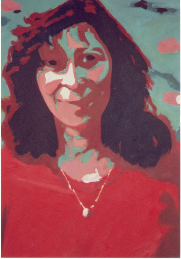 María en Fresnedillas -54x56cm - Óleo Lienzo - 2005- VENDIDO