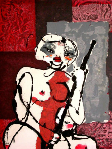 Maternidad -100x81cm -Acrílico Lienzo -2007