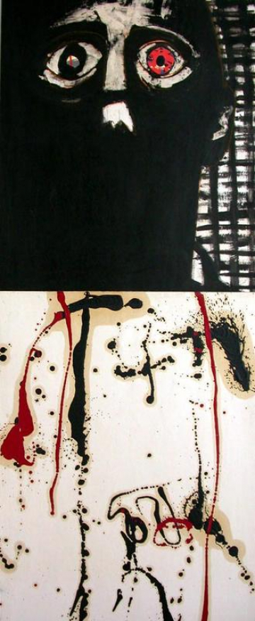 Mestizo desecho1 - 195x100cm - Mixta Lienzo - 2009