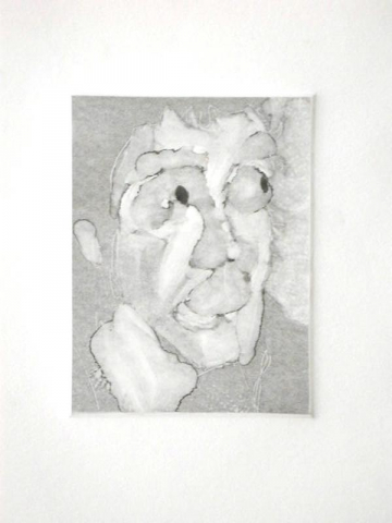 Monotipo18: Sin titulo -2009 - Soporte 32x23cm - Plancha 16x12cm - Papel 250gr. Canson Guarro