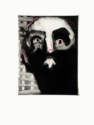 Monotipo27: Sin titulo - 2009 - Soporte 32x23cm - Plancha 16x12cm - Papel Canson Guarro