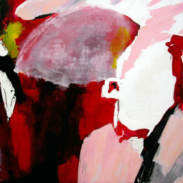 Nariz blanca - 120x120cm - Acrílico Lienzo - 2009