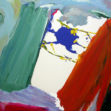 Nariz verde -120x120cm - Acrílico Lienzo - 2009