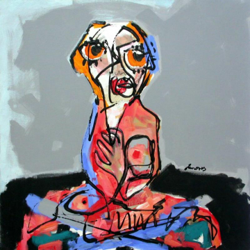 Perdida - 80x80cm - Mixta Lienzo - 2006 - VENDIDO