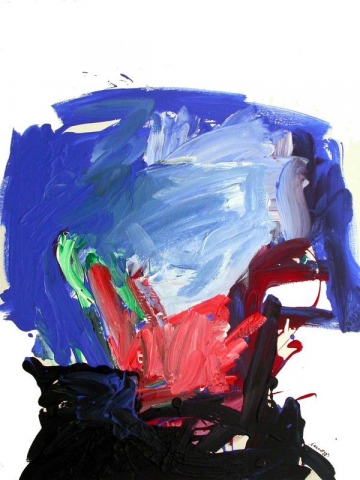 Perfil derecho -100x81cm - Acrílico Lienzo - 2006