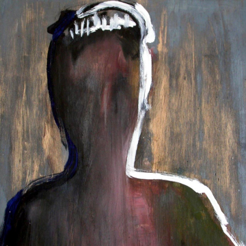 Rostro de una mujer casada - 43x40 -Óleo Tabla -2000