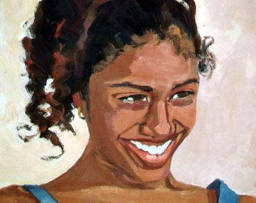 Salome Buglass - 41x41cm- Óleo Tabla -2001 -VENDIDO