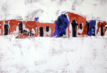 Cortijos Blancos - 60x43cm -Acríico Tabla - 2007