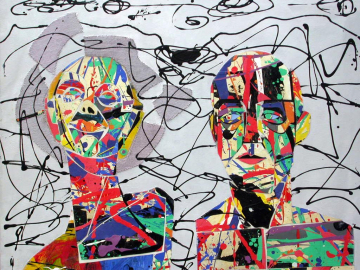 Nosotros - 100x81 - Mixta Lienzo - 2007-2008