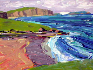 Galizano. Cantabria - 55x41cm - Acrílico Lienzo - 2008 - VENDIDO