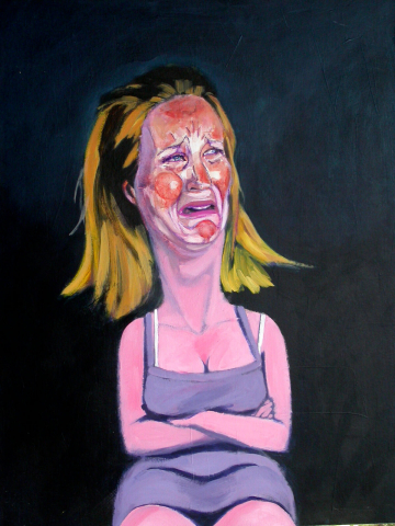 Llorona - 92x73cm - Acrílico Lienzo - 2002