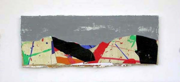 Rodalquilar: minipanorámica 1 - 59x27cm - Mixta Tabla - 2008 - VENDIDO