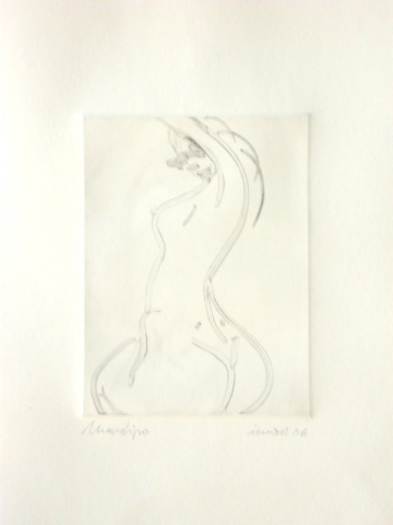 Monotipo49: Sin titulo - 2006 - Soporte 32x23cm - Plancha 16x12cm - Papel 250gr. Canson Guarro -VENDIDO